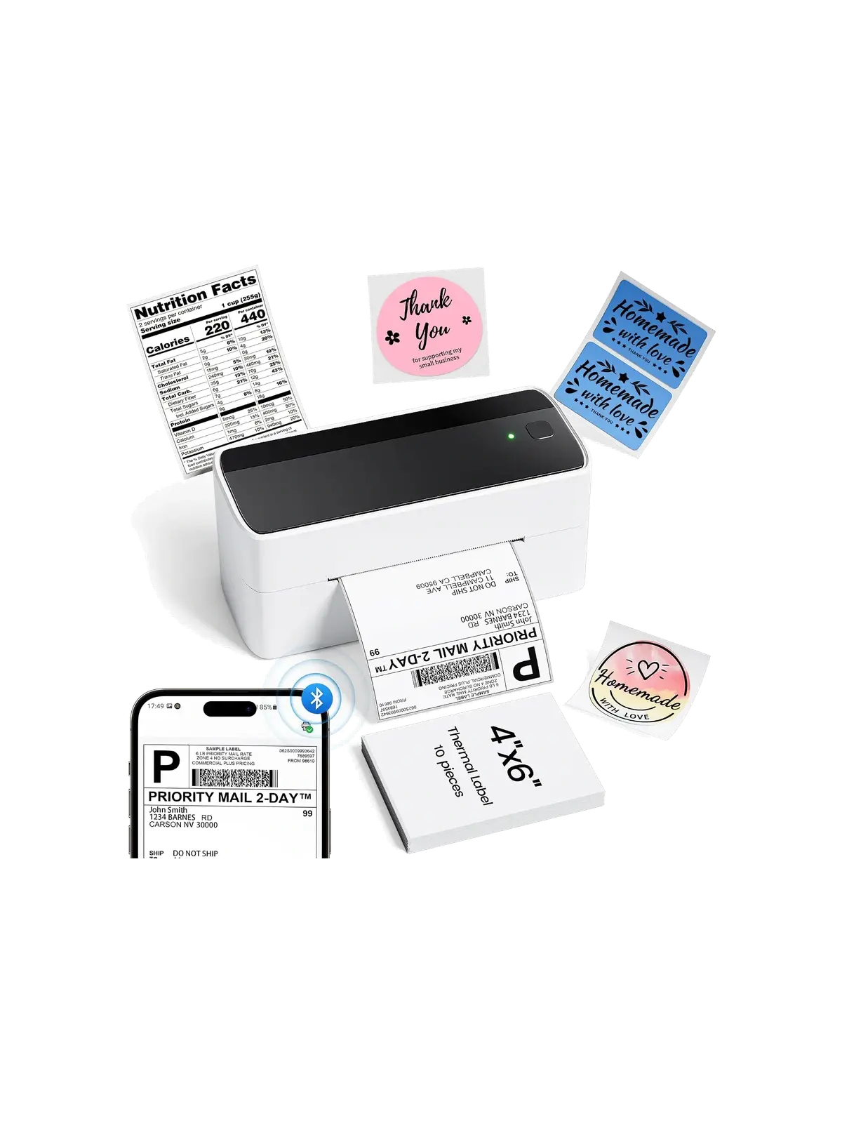 Phomemo PM241-BT Shipping Label Printer