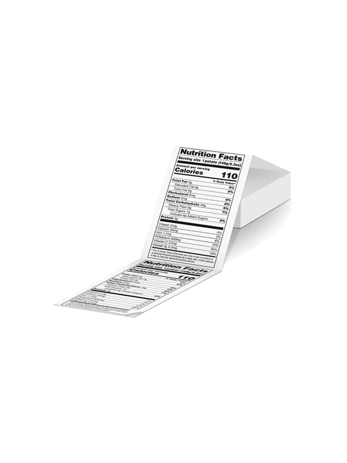 Phomemo Shipping Labels 4 × 6 in — 500 Fanfold Labels