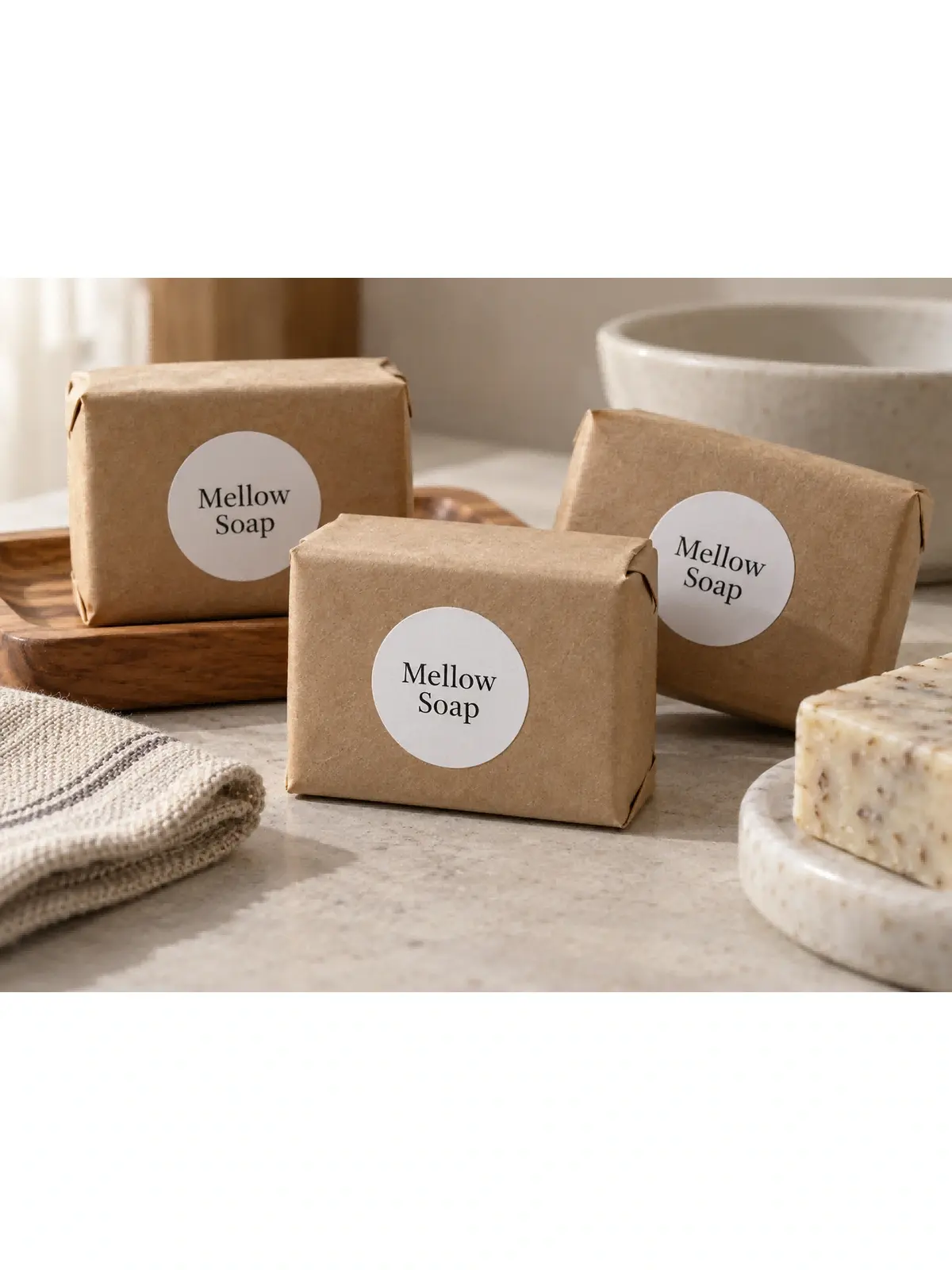 Phomemo Round Labels Ø 50 mm — White, 420 Labels — gallery image 2