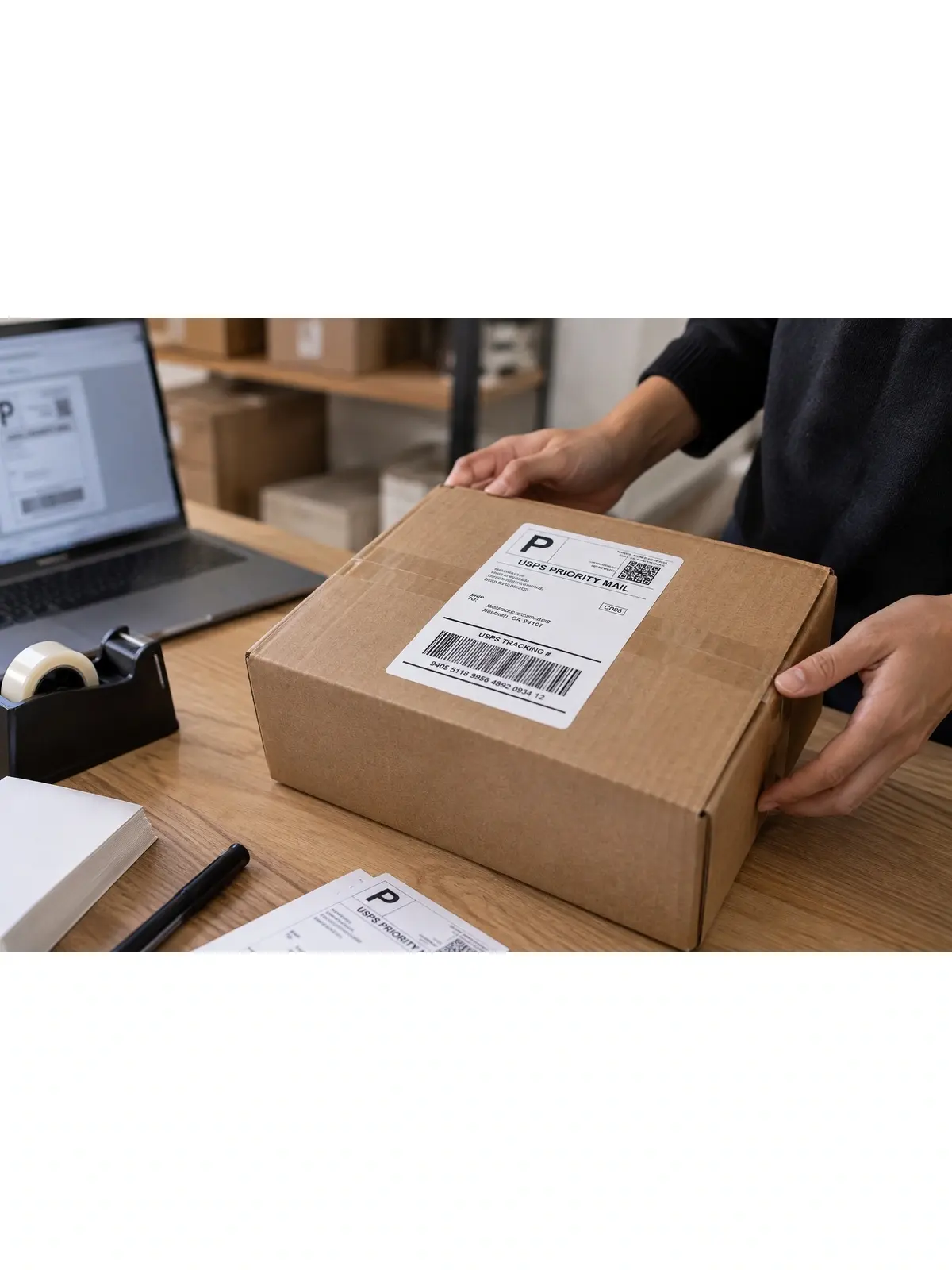 Phomemo Shipping Labels 4 × 6 in — Roll of 500 — gallery image 3