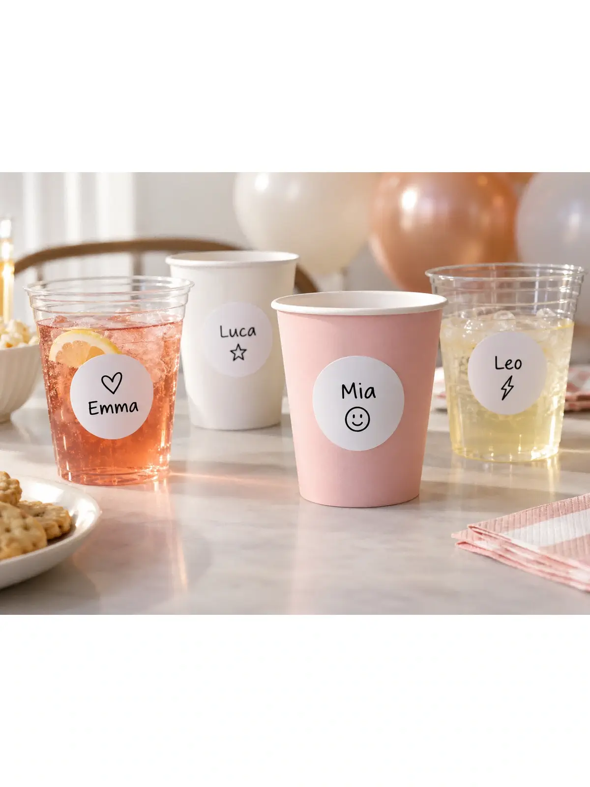 Phomemo Round Labels Ø 50 mm — White, 420 Labels — gallery image 3