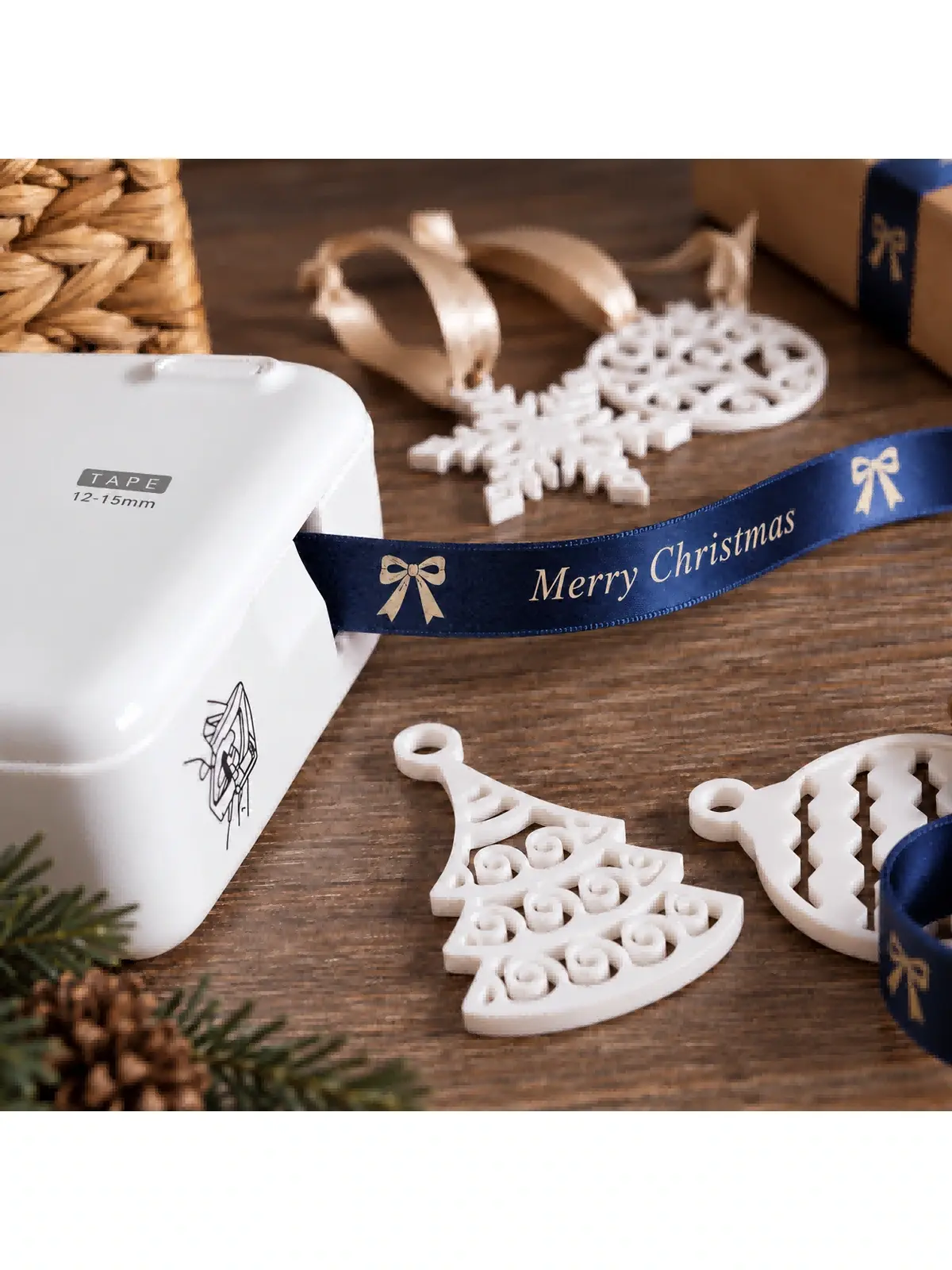 Phomemo Ribbon 12 mm — Navy / Gold, 2 Cassettes — gallery image 4