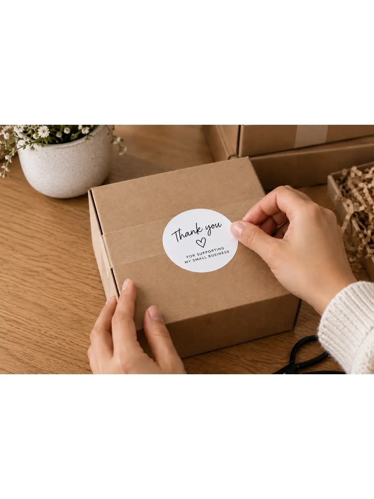 Phomemo Round Labels Ø 50.8 mm — White, 750 Labels — gallery image 5