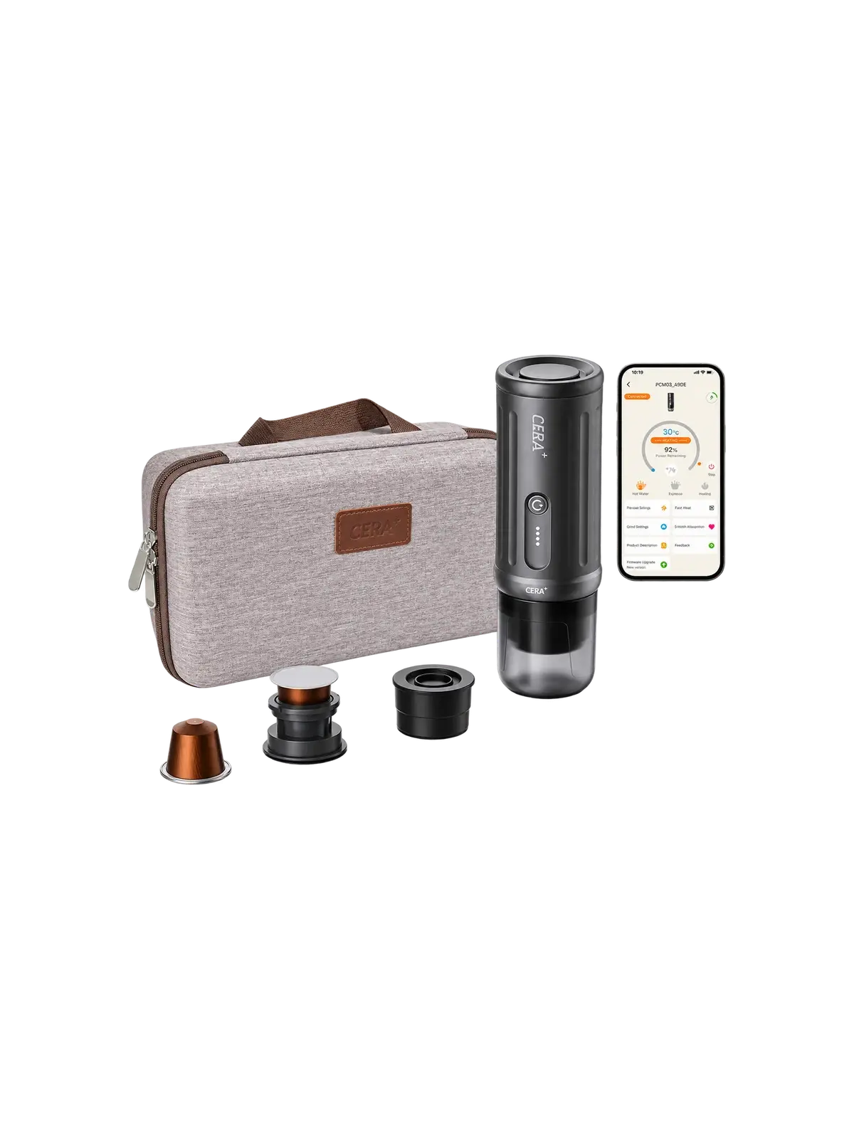 Cera+ Cerapresso Travel Kit Black
