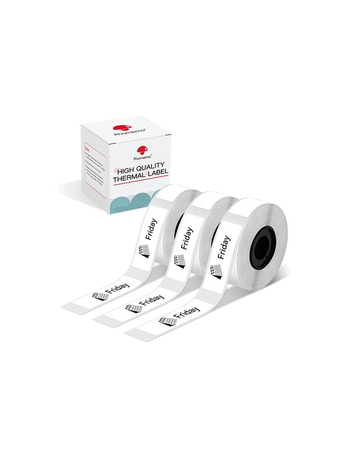 Witte labels 12 × 40 mm – 480 stuks